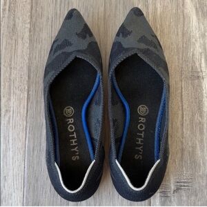 Rothy's 9.5 Retired Style The Point In Dark Camo